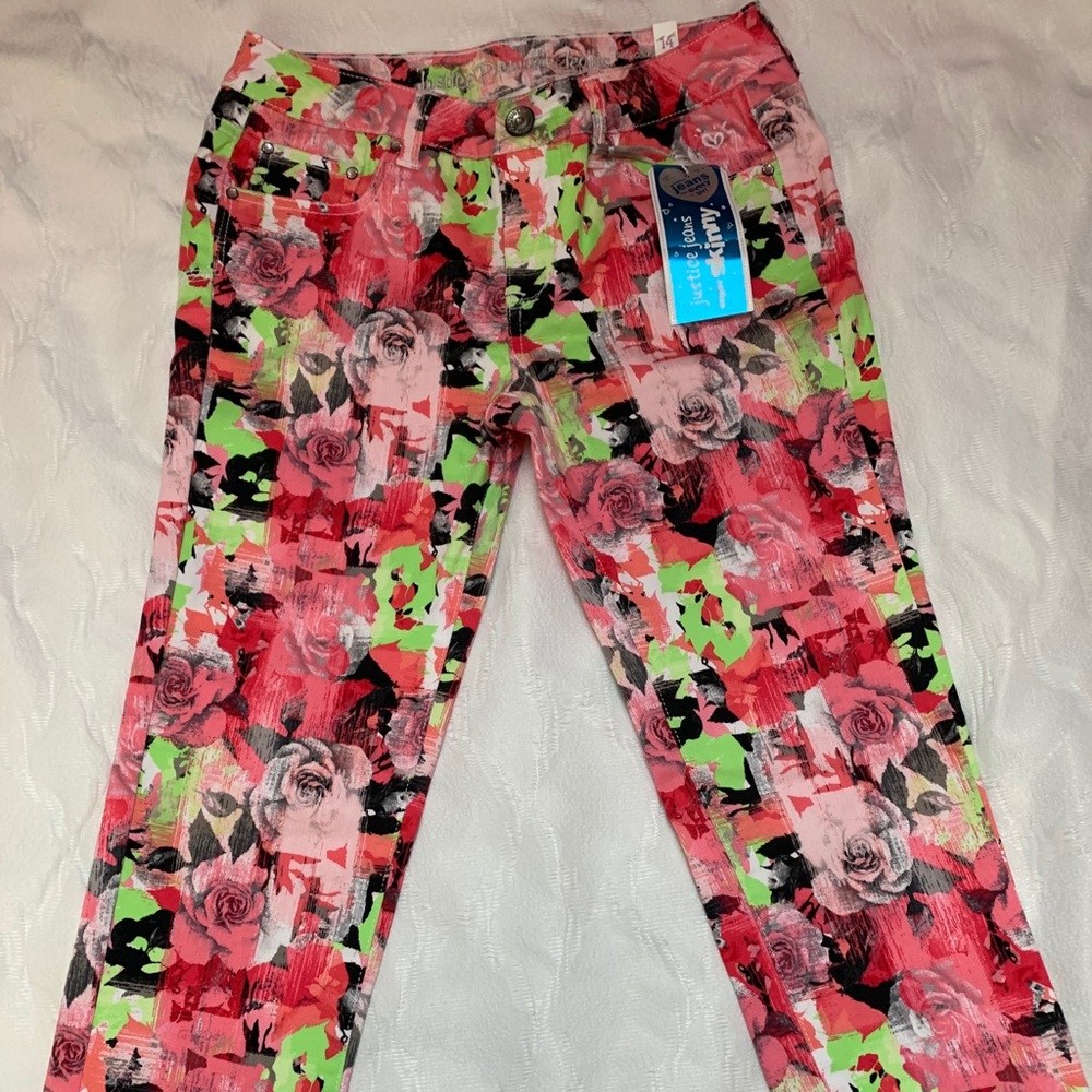 Justice Premium Floral Pants